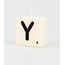 Paperdreams Cijfer- / letterkaarsje - Scrabble - Y