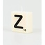 Paper Dreams Cijfer- / letterkaarsje - Scrabble - Z