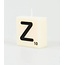 Paperdreams Cijfer- / letterkaarsje - Scrabble - Z
