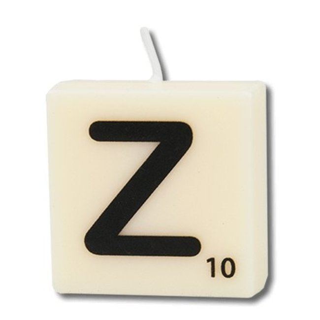 Paper Dreams Cijfer- / letterkaarsje - Scrabble - Z