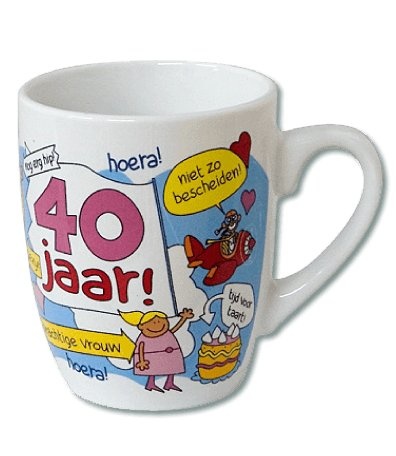 Mok - Cartoon - 40 jaar vrouw