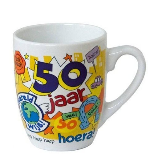 Paperdreams Mok - 50 Jaar man - Cartoon Paperdreams Mok - 50 Jaar man - Cartoon