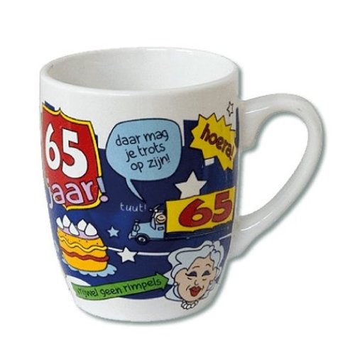 Paperdreams Mok - 65 Jaar - Cartoon Paperdreams Mok - 65 Jaar - Cartoon