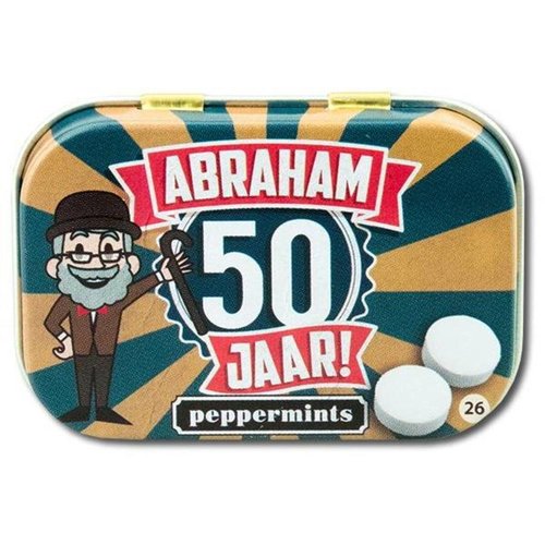 Paperdreams Paperdreams - Retro mints - Abraham 50 jaar Paperdreams Paperdreams - Retro mints - Abraham 50 jaar