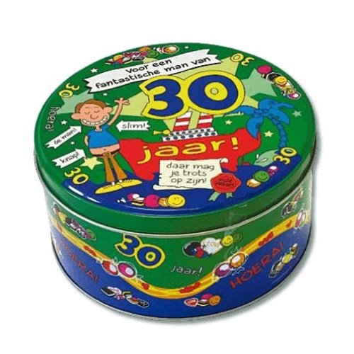 Paperdreams Snoeptrommel - 30 Jaar - Man Paperdreams Snoeptrommel - 30 Jaar - Man