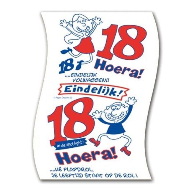 Paper Dreams Toiletpapier - 18 jaar
