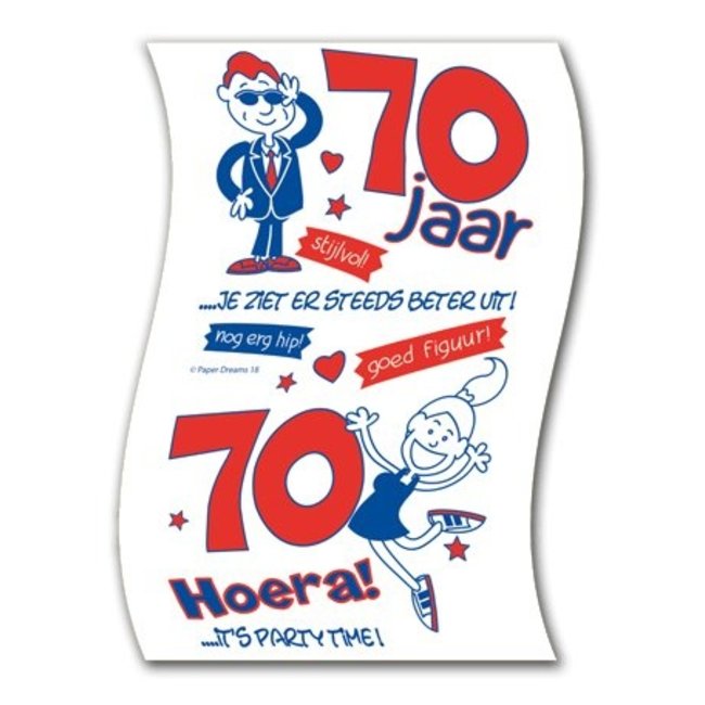 Paperdreams Toiletpapier - 70 jaar