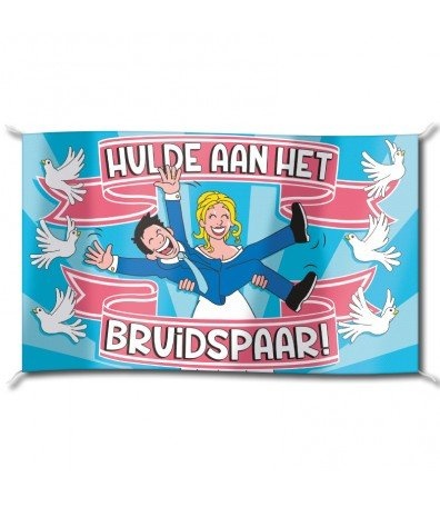 Vlag - Bruidspaar - 150x90cm