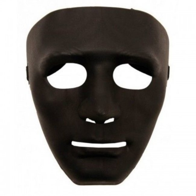 Partychimp Masker - Anonymous - Zwart - Plastic