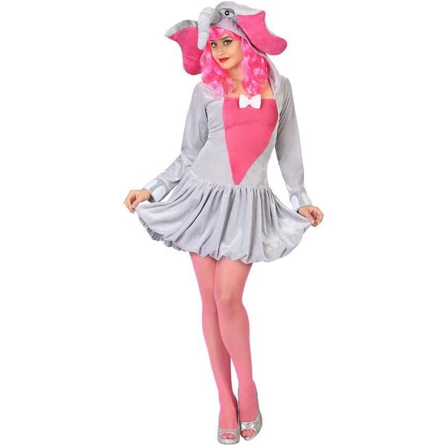 Partychimp Kostuum - Olifant - Sexy - XS/S