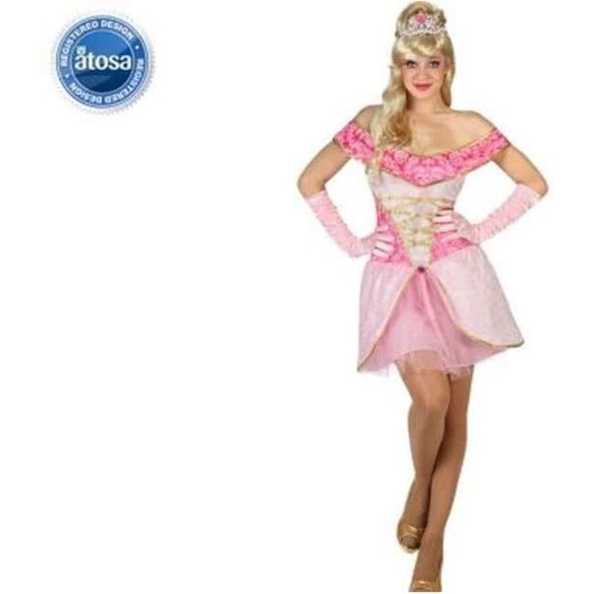 Partychimp Kostuum - Prinses - Jurk - Roze - XS/S