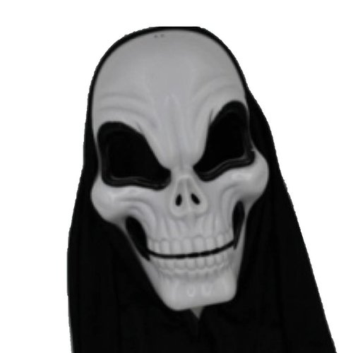 Partychimp Partychimp - Skull Mask with hood plastic Partychimp Partychimp - Skull Mask with hood plastic