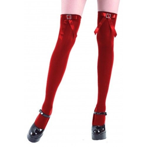 Kousen - Stay-up - Rood