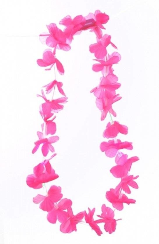 Bloemenketting - Roze - LED lampjes