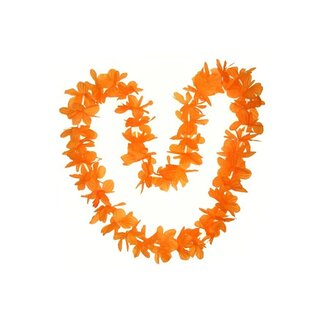 PartyXplosion Bloemenketting - Hawaii - Oranje