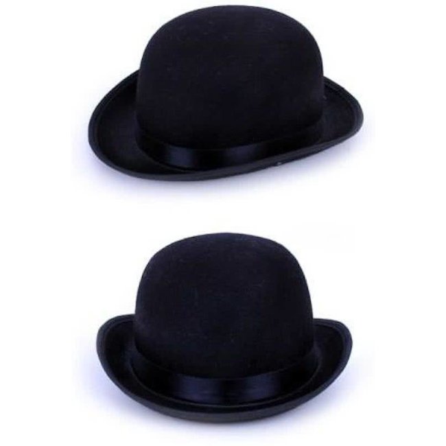 PartyXplosion Hoed - Zwart - Bolhoed