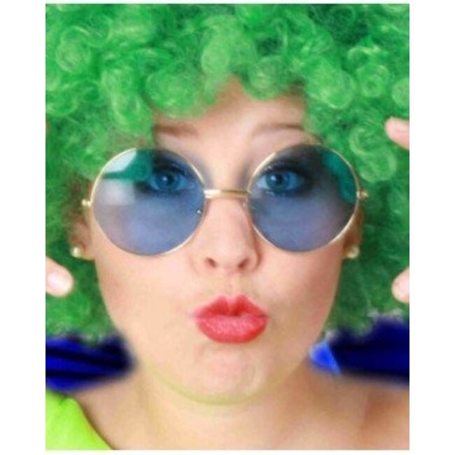 PartyXplosion Bril - John Lennon - Blauw - Groot