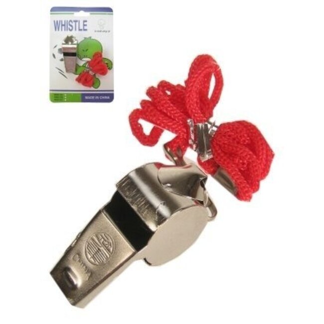 PartyXplosion Fluitje - Met koord - Scheidsrechter