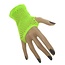 PartyXplosion Handschoenen - Groen - Vingerloos - Net - Kort - Fluor, neon