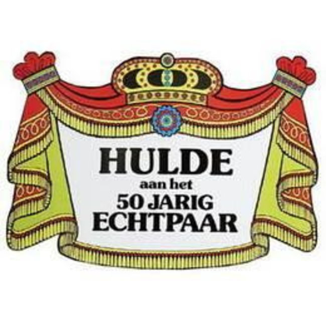 Haza-Witbaard Huldebord - 50 Jarig huwelijk