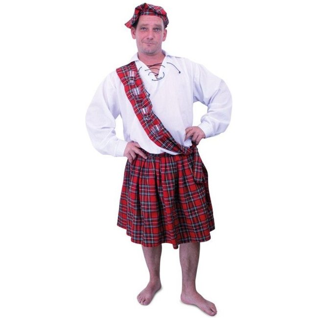 PartyXplosion Kostuum - Schotse kilt - XL/XXL