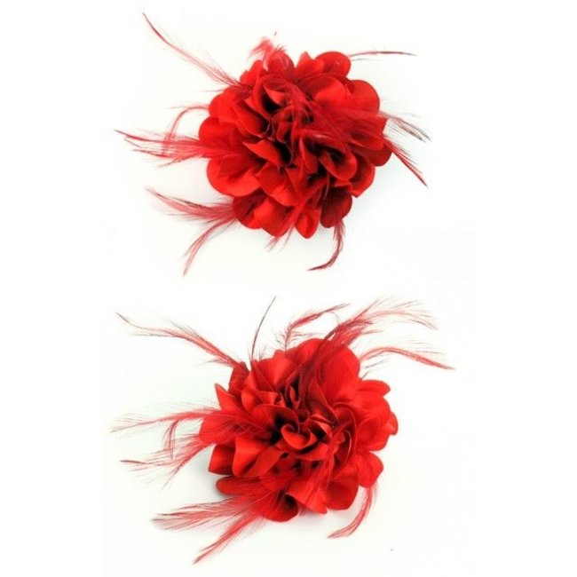 PartyXplosion Speld - Bloem - Rood