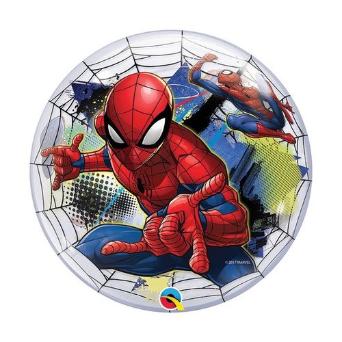 Qualatex Qualatex - Folieballon - Bubble - Spiderman - Zonder vulling - 56cm Qualatex Qualatex - Folieballon - Bubble - Spiderman - Zonder vulling - 56cm