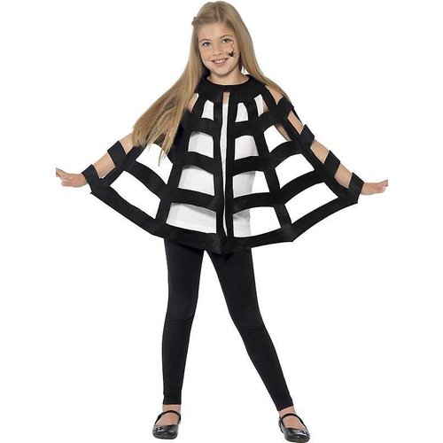 Smiffys Smiffys - Cape - Spinnenweb - Kindermaat Smiffys Smiffys - Cape - Spinnenweb - Kindermaat