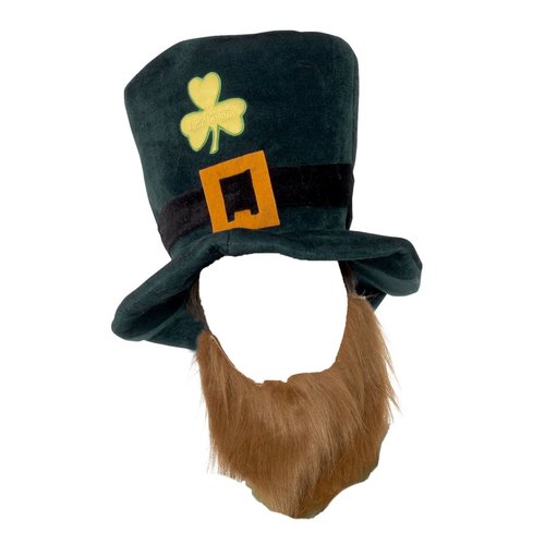 Smiffys Hoed - Groen - Met baard - Kabouter - St. Patricksday Smiffys Hoed - Groen - Met baard - Kabouter - St. Patricksday