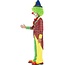 Smiffys Kostuum - Clown - Jas - Rood geruit - Met geel groene broek - mt.128/140