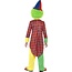 Smiffys Clown - Jas - Rood geruit - Met geel groene broek - mt.128/140