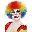 Smiffys Pruik - Regenboog kleur - Crazy Clown