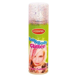 Haza-Witbaard Haarspray - Glitter - Multicolor - 125ml