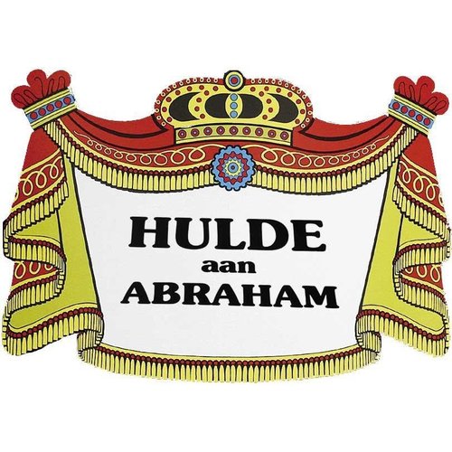 Witbaard Huldeschild - 50 Jaar - Abraham Witbaard Huldeschild - 50 Jaar - Abraham