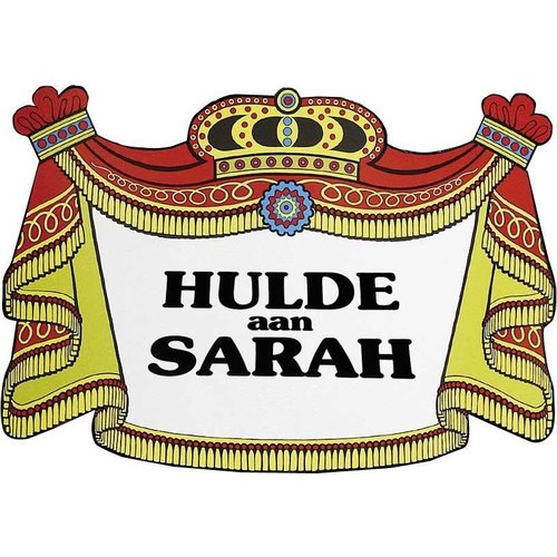 Witbaard Huldeschild - 50 Jaar - Sarah Witbaard Huldeschild - 50 Jaar - Sarah
