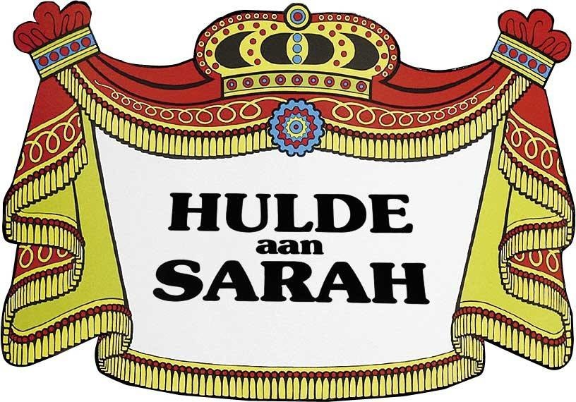 Huldeschild - 50 jaar, Sarah