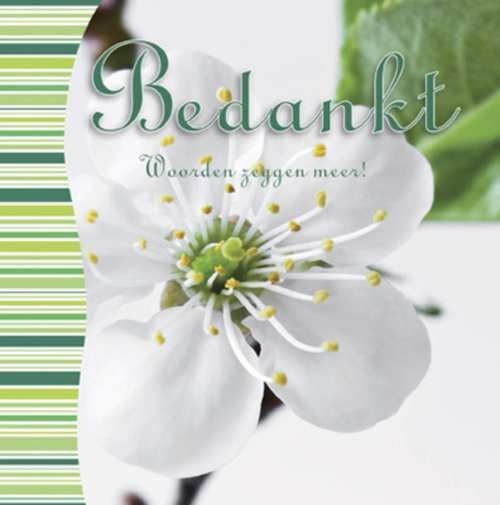 Boek - Bedankt - Woorden zeggen meer! - Met opnamefunctie