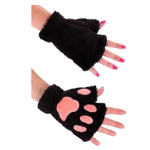 PartyXplosion Handschoenen - Vingerloos - Dieren - Pluche PartyXplosion Handschoenen - Vingerloos - Dieren - Pluche