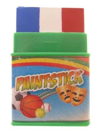 Schminkstift - Push-up paint stick - Mini - Rood, wit, blauw - 7gr.
