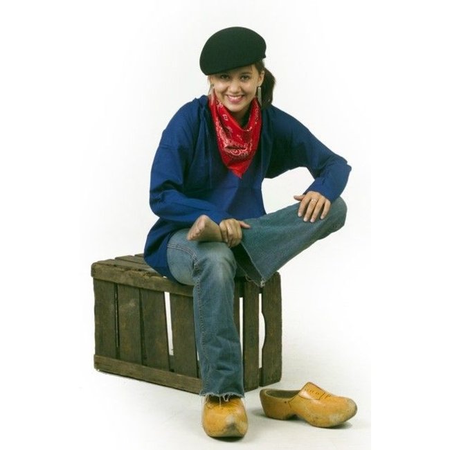 PartyXplosion Kostuum - Boer - Boerenkiel - Blauw - XXL