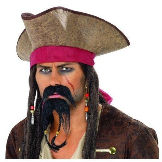 Smiffys Snor & baard - Piraat