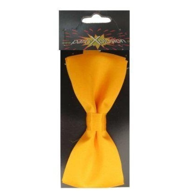 PartyXplosion Strik - Vlinderstrik - Geel - Luxe - 12x6.5cm