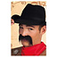 PartyXplosion Snor - Zwart - Gringo - Dorus