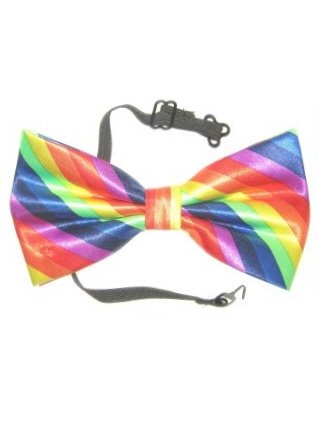 Strik - Vlinderstrik - Regenboog - Luxe - 12x6.5cm