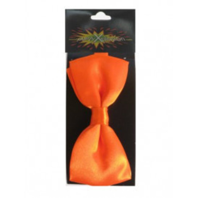 PartyXplosion Strik - Vlinderstrik - Oranje - Luxe - 12x6.5cm