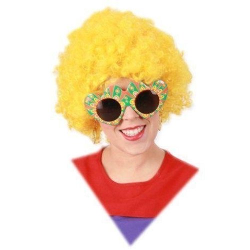 PartyXplosion PartyXplosion - Pruik - Hippy - Geel PartyXplosion PartyXplosion - Pruik - Hippy - Geel