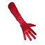 PartyXplosion Handschoenen - Rood - Satijn - 48cm