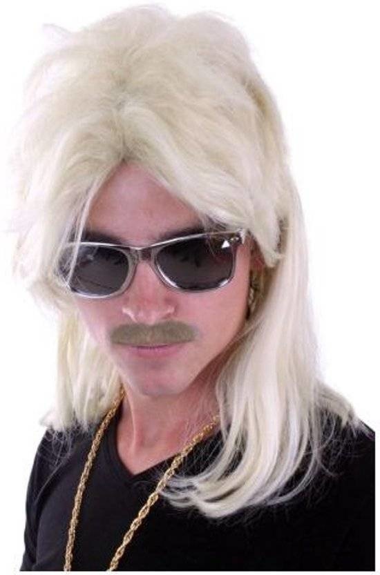 Pruik - Blond - Maaskantje - Matje