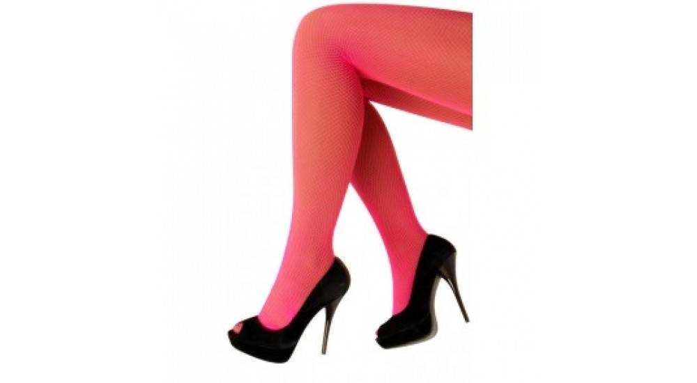Netpanty - Roze - Fluor / neon - One size
