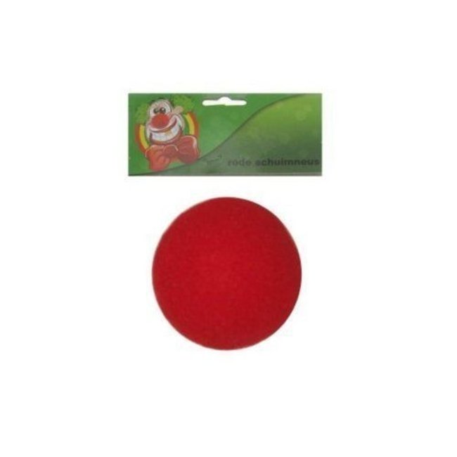 PartyXplosion Neus - Clownsneus - Schuim - Rood